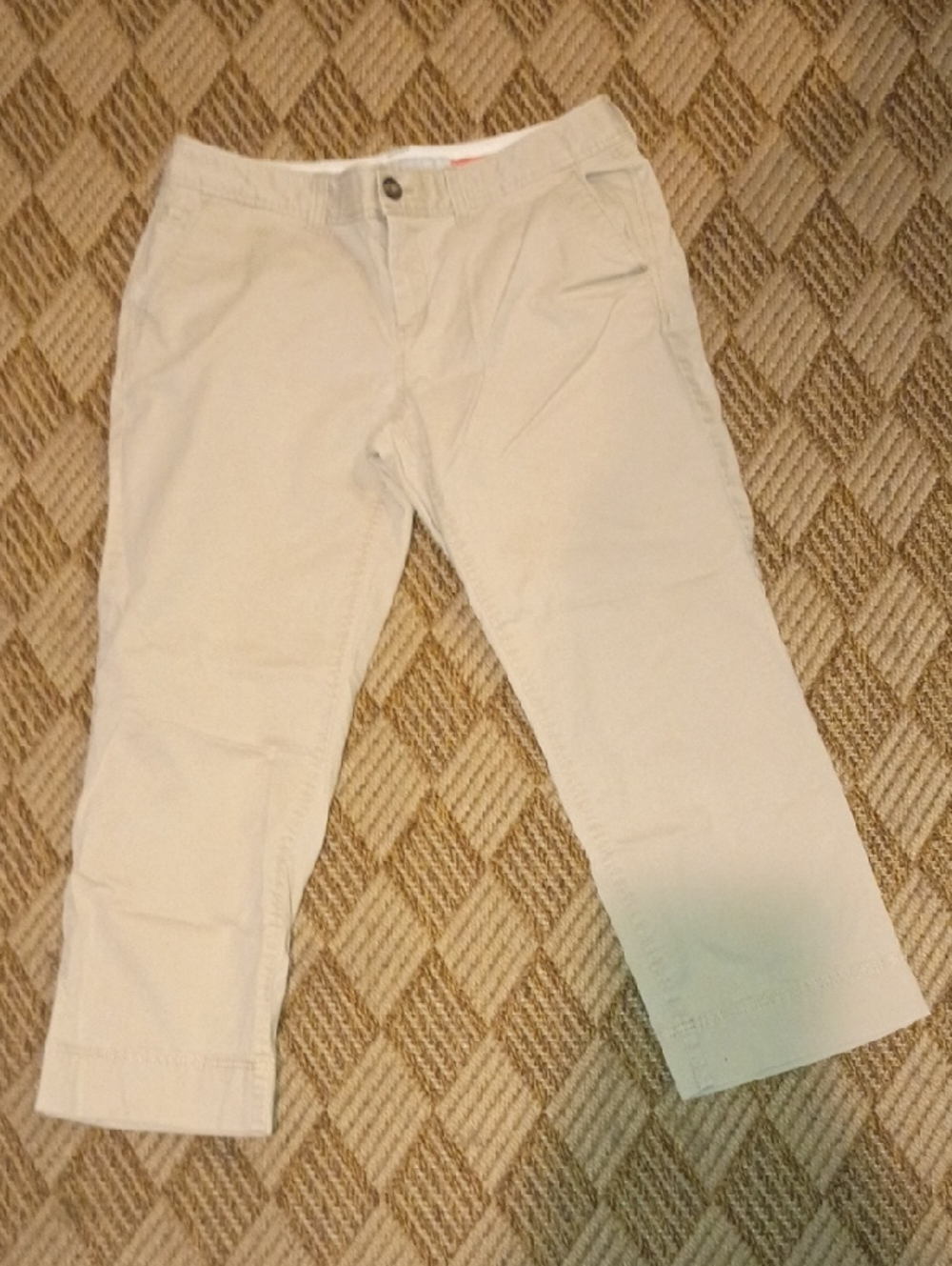 Old Navy Women's Light Cream Chino Pants